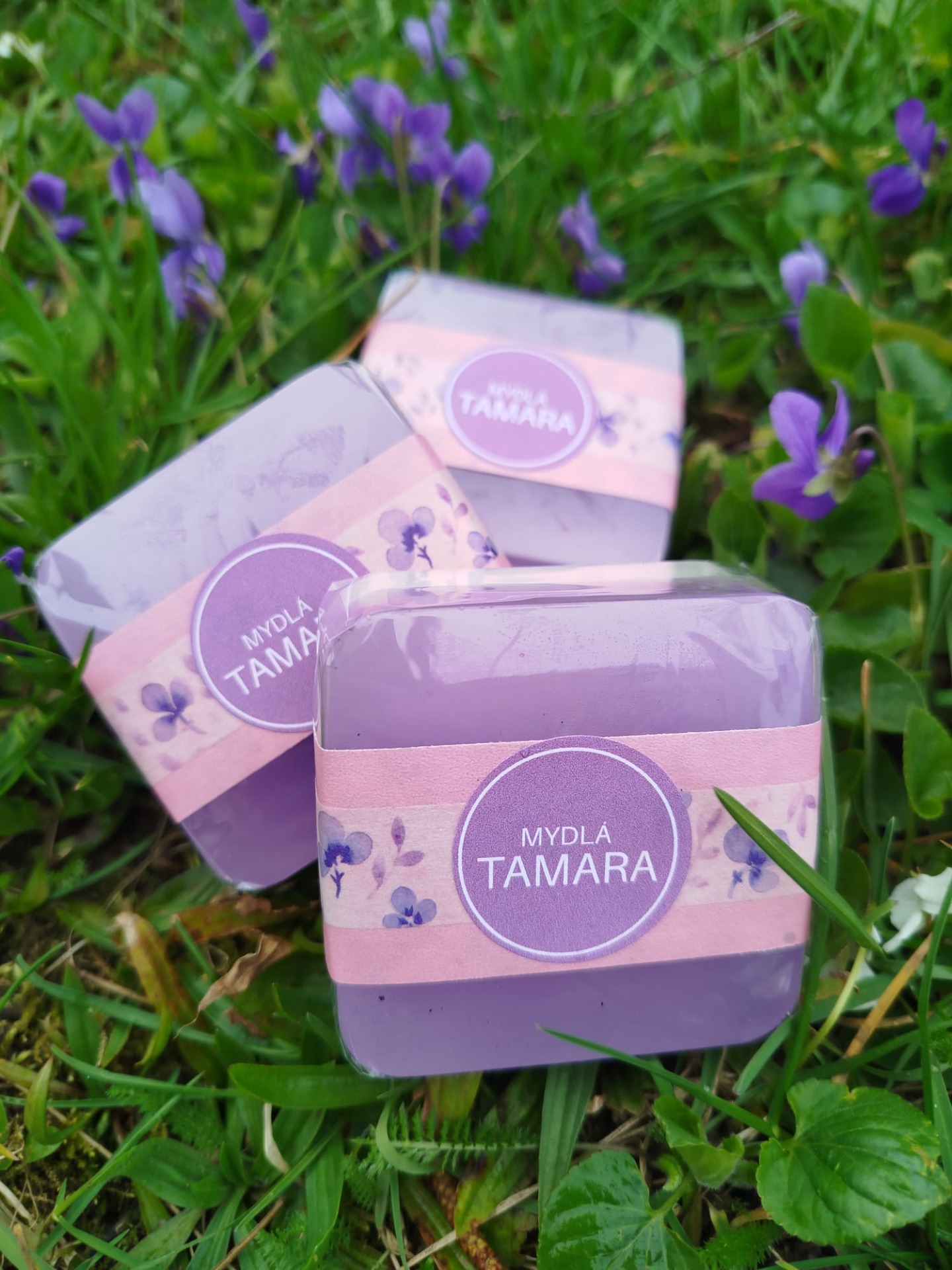 Fialkové mydlo MIX